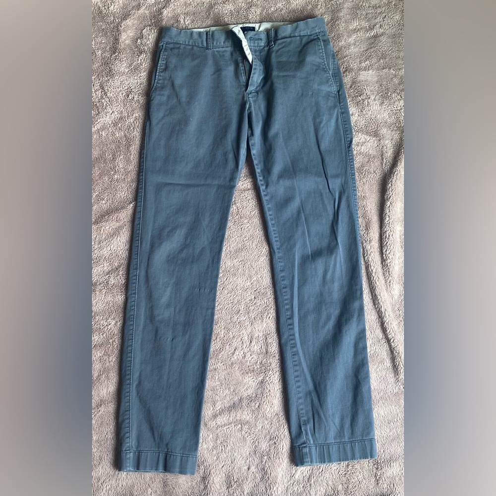 J. Crew Flex Slim Fit Dusty Blue dress khakis 29/32
